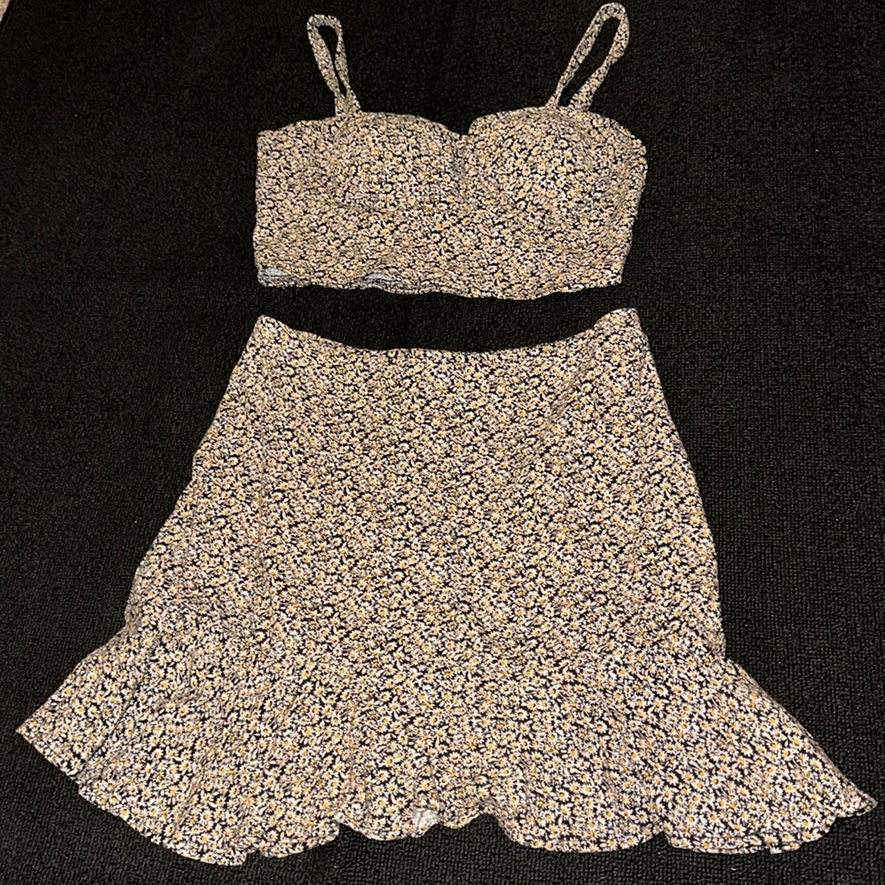 Lily Rose two piece skirt set